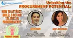 Featuring Distinguished Guest - Agnes Marasigan, Director-Strategic Procurement, Supply Chain and Parts at Advance Engineered Products Group, Canada