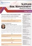2 Days Practical & Real-Life Training Shows How to Create & Implement a Solid Vendor Risk Management Process, to Reduce Risks in Future Procurement Strategies