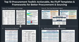 Get instant access to 10 highly practical procurement frameworks used by top procurement leaders. Skip the theory & download this practical toolkit now.