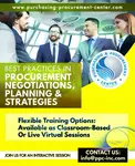 Procurement Negotiation course is Designed to Provide Strong Competencies in the Methods and Strategies that will Result in Successful Negotiations w/ Suppliers