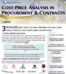 Join our cost and price analysis training to master procurement strategies with hands-on exercises led by industry expert Robi Bendorf.