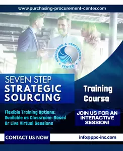 Join this strategic sourcing training to master procurement skills. Learn from experts, boost efficiency, and drive business success. Enroll now!