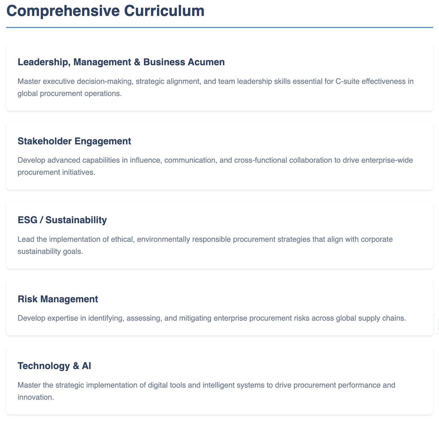 cipl-curriculum