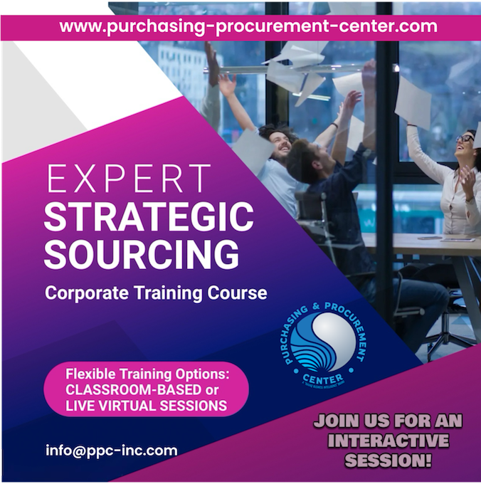 Enhance procurement skills with our 3-day Expert Strategic Sourcing Training. Learn advanced sourcing techniques, supplier negotiation, and cost optimization.