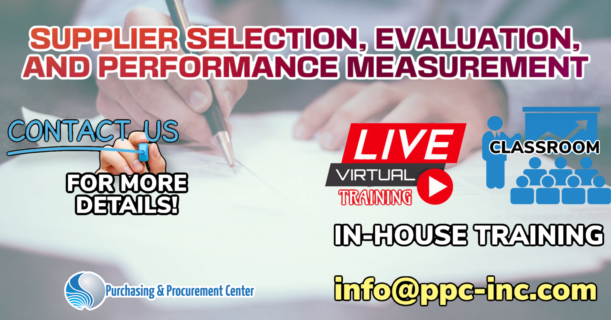 The Supplier Selection, Evaluation, and Performance Measurement course provides strategic and practical insights into achieving higher supplier performance.